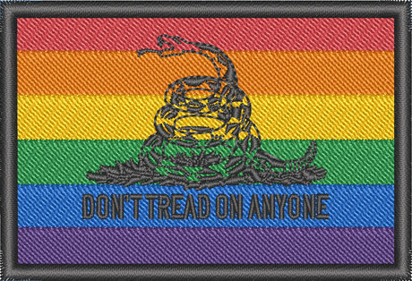 LGBTQ Morale Patch by Proud Libertarian