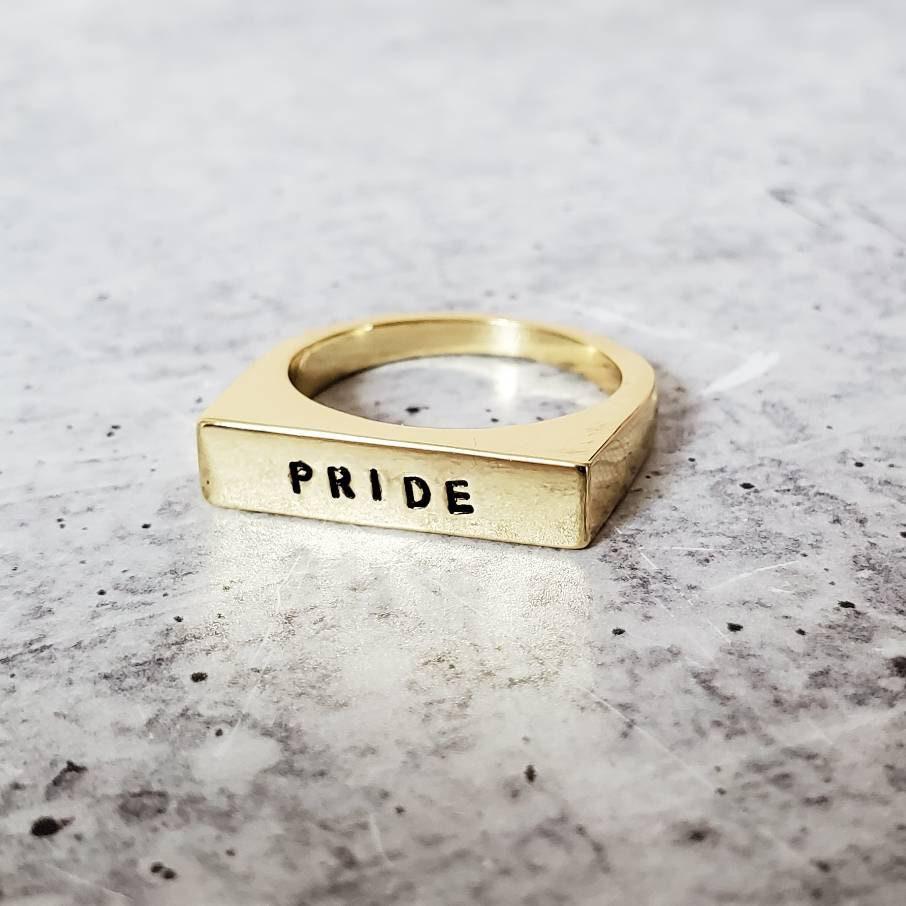 Gay All Day & Le Dollar Bean Ring by Salt and Sparkle