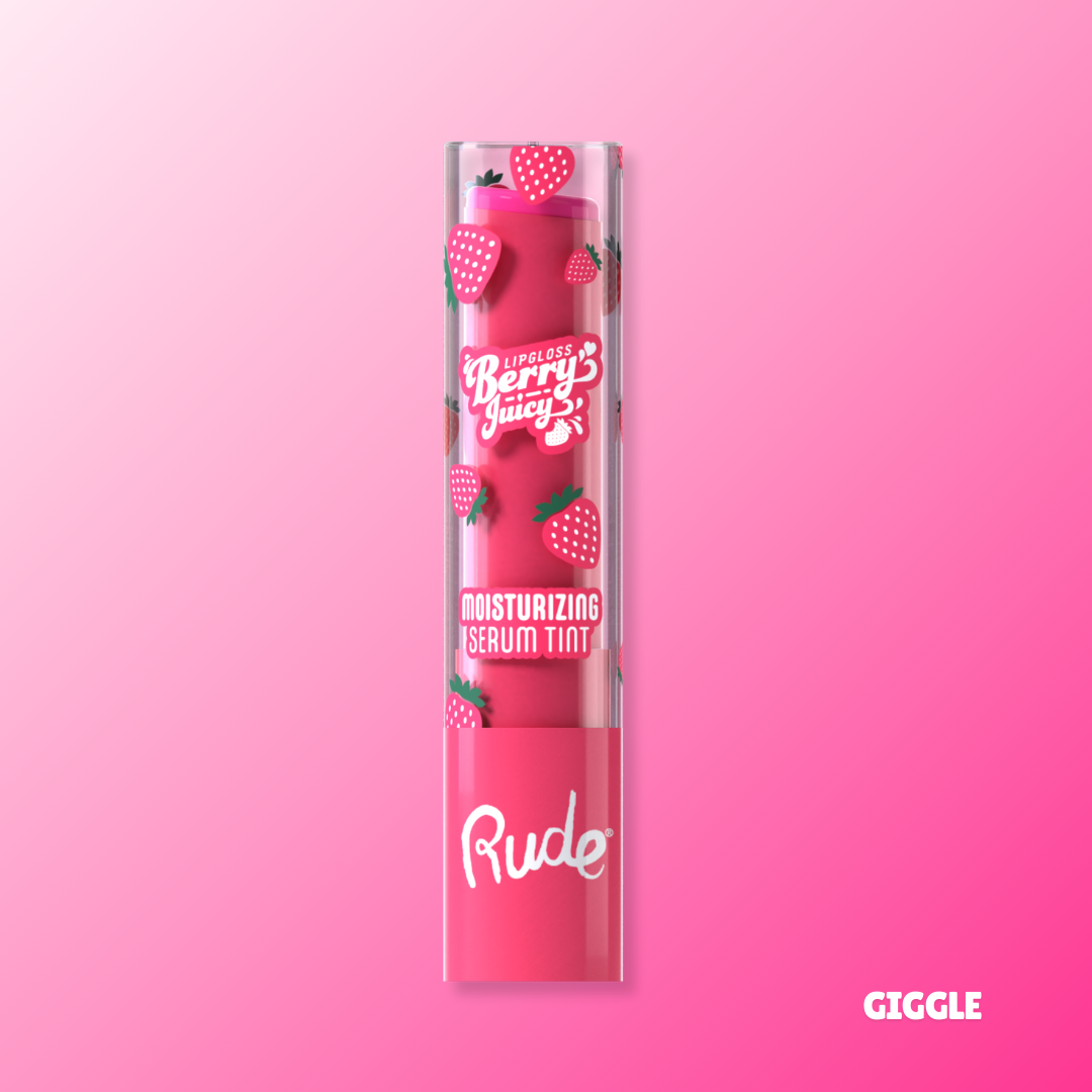 RUDE Berry Juicy Moisturizing Serum Tint - Giggle