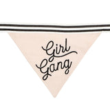 Girl Gang Pink Pet Bandana | Embroidered Text by The Bullish Store