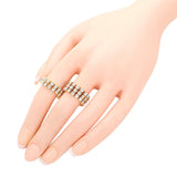 2PCS Rhinestone Stretch Rings by Madeline Love