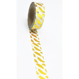 Gold Feather Washi Tape in Metallic | Gift Wrapping and Craft Tape by The Bullish Store