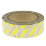 Gold Feather Washi Tape in Metallic | Gift Wrapping and Craft Tape by The Bullish Store