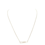 Love Brass Metal Pendant Necklace by Madeline Love