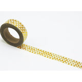 Gold Triangle Washi Tape in metallic trendy print | Gift Wrapping and Craft Tape by The Bullish Store