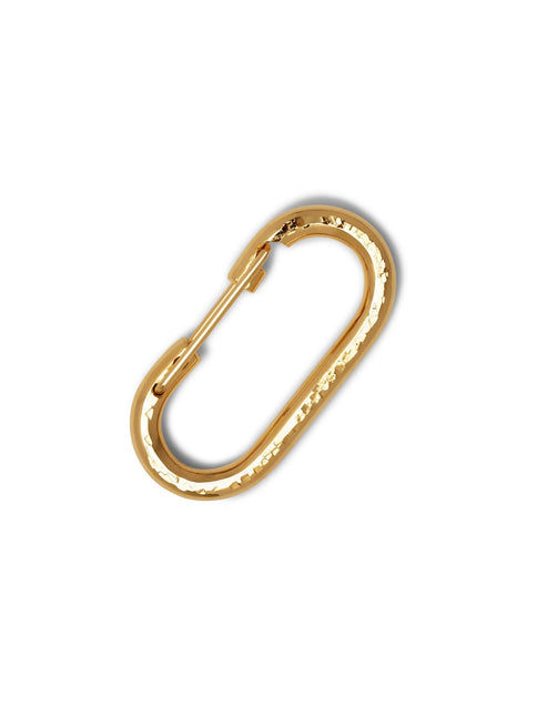 Gold Medium Oval Carabiner Clicker Clasp by JAREDJAMIN Jewelry