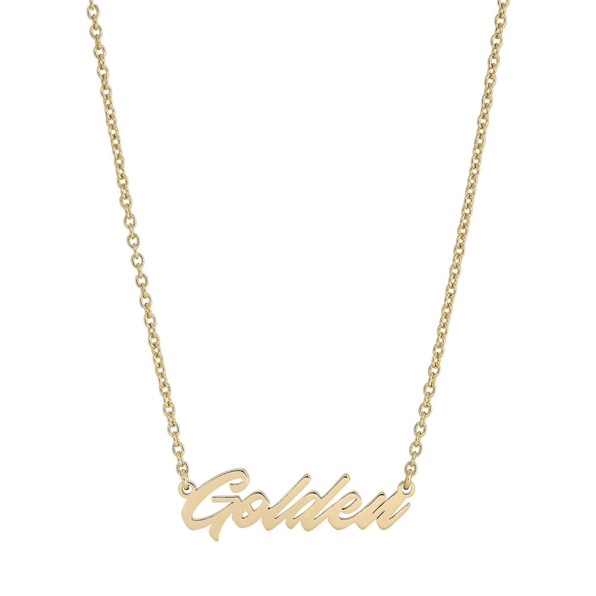 Golden Necklace by eklexic jewelry