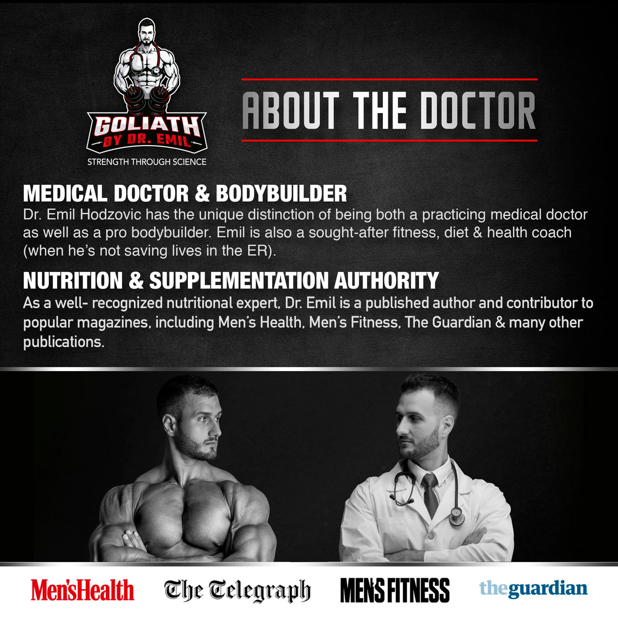 Goliath - ARGININE 3000 by Dr Emil Nutrition