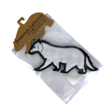 White Wolf Removable Bear Patch by Grassroots California