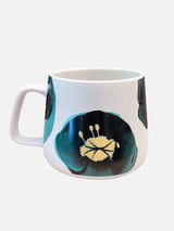 Porcelain Mug:  Green Winter Rose by India & Purry