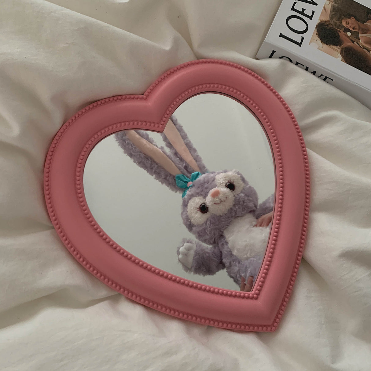 Love Heart Cosmetic Mirror by White Market