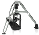 2 Leg Hi-Hat Stand by GRIFFIN - Premium Heavy Duty Hihat Cymbal Foot Pedal with Drum Key - Folding Two Leg Style Converts to a No Leg High Hat Mount by GeekStands.com