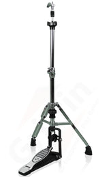 2 Leg Hi-Hat Stand by GRIFFIN - Premium Heavy Duty Hihat Cymbal Foot Pedal with Drum Key - Folding Two Leg Style Converts to a No Leg High Hat Mount by GeekStands.com