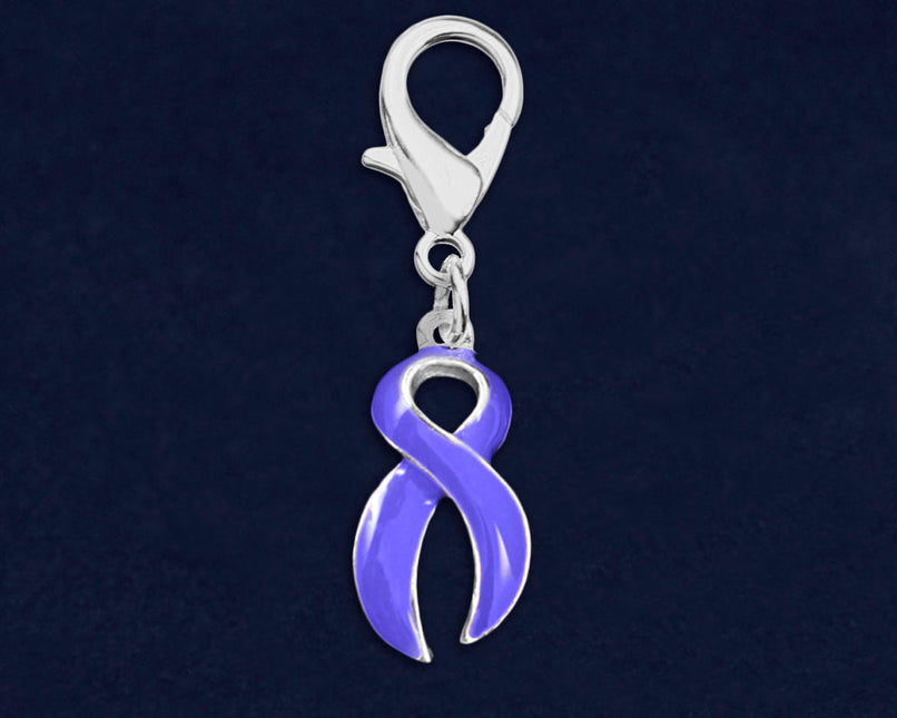 Large Periwinkle Ribbon Hanging Charms by Fundraising For A Cause