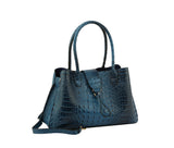 Satchel Purse Top Handle Croc Shoulder Bag Women by hfstylish