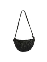 Pleated knotted shoulder bag by hfstylish