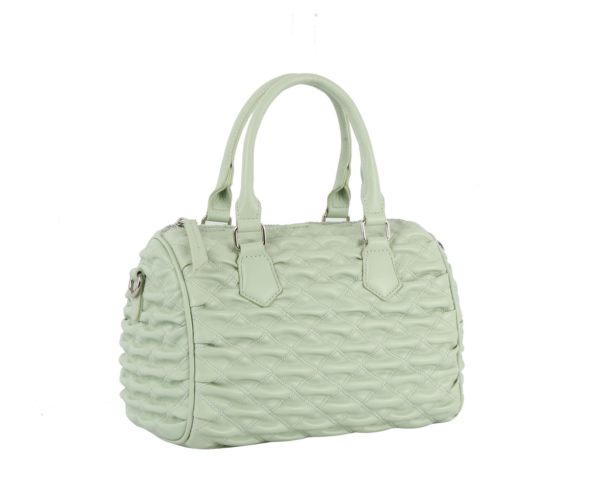 Quilted top handle bag by hfstylish