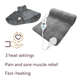 Total Comfort Package: Neck & Shoulder Warmer + Electric Heat Pad by Pursonic