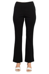 Hope & Harlow mid waist solid straight leg millennium pant by Curated Brands