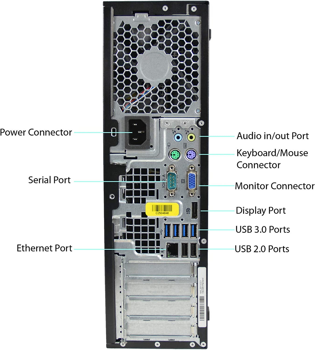 HP Compaq Elite 8300 SFF Desktop PC- 3rd Gen 3.4GHz Intel Quad Core i5, 8GB-24GB RAM, Hard Drive or Solid State Drive, Win 10 PRO by Computers 4 Less