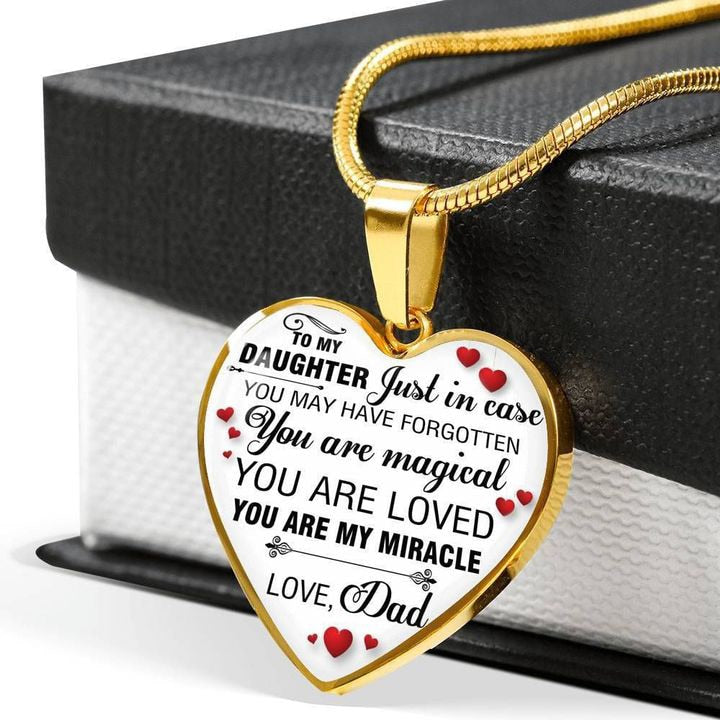 High Quality To My Daughter Love Mom Heart Necklace Gold Silver Color Inspirational Letter Pendant Necklaces Choker Jewelry Gift #NS54 _mkpt by Js House