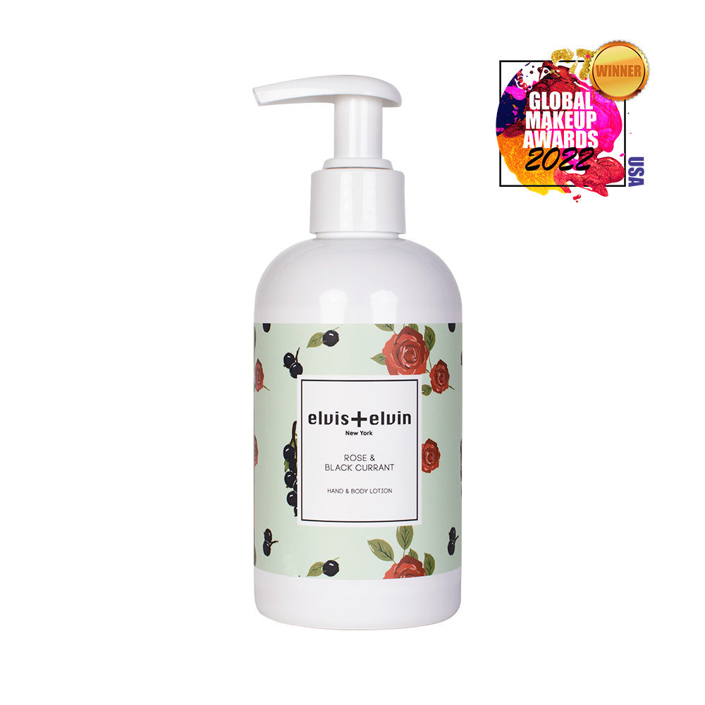 Hand & Body Lotion - Rose & Black Currant by elvis+elvin