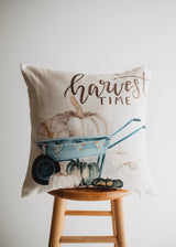 Harvest Time Pillow Cover |  Pumpkin Wagon Pillow | Farmhouse Pillows | Country Decor | Fall Throw Pillows | Cute Throw Pillows | Gift by UniikPillows