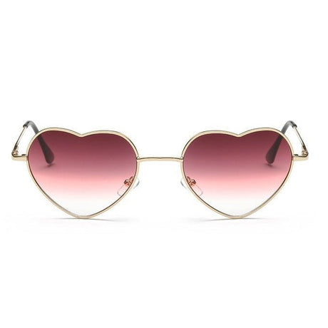 Heart Shaped Ombré Sunglasses in Pink or Green by The Bullish Store