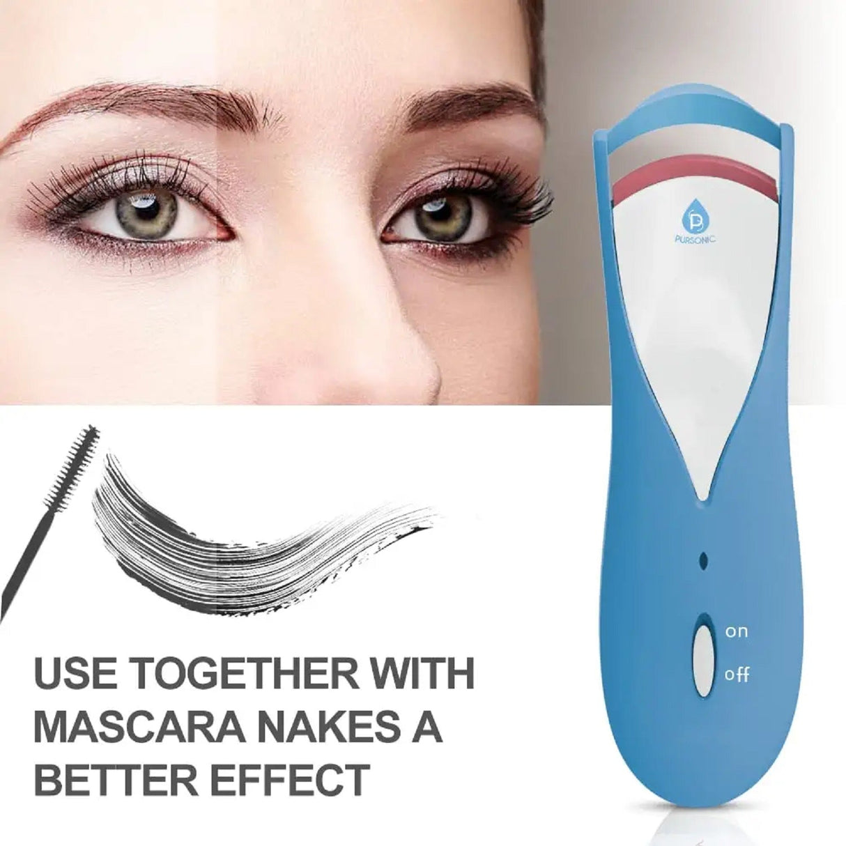 Heated Eyelash Curler by Pursonic