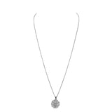 Metal Spider Cobweb Pendant Long Necklace by Madeline Love