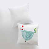 Hen | Turquoise | Modern Farmhouse | Throw Pillow | Farm Decorating | Turquoise Accent Pillows | Country Decor | Gift for her | Decor Pillow by UniikPillows