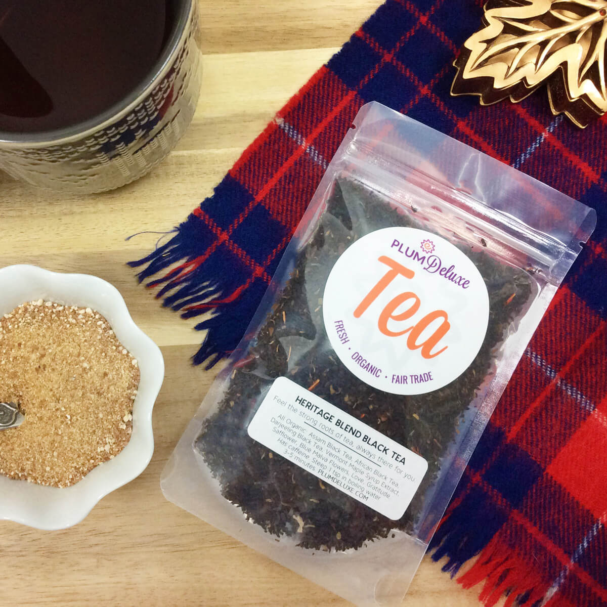 Heritage Blend Black Tea (Maple Scottish Breakfast) by Plum Deluxe Tea