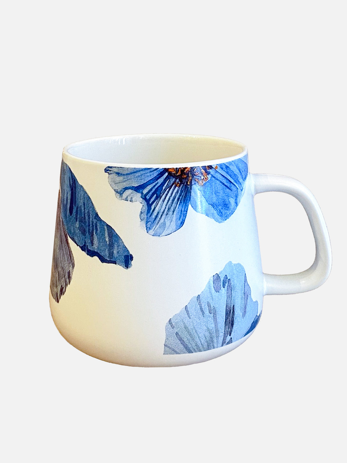 Porcelain Mug:  Himalayan Blue Poppies by India & Purry