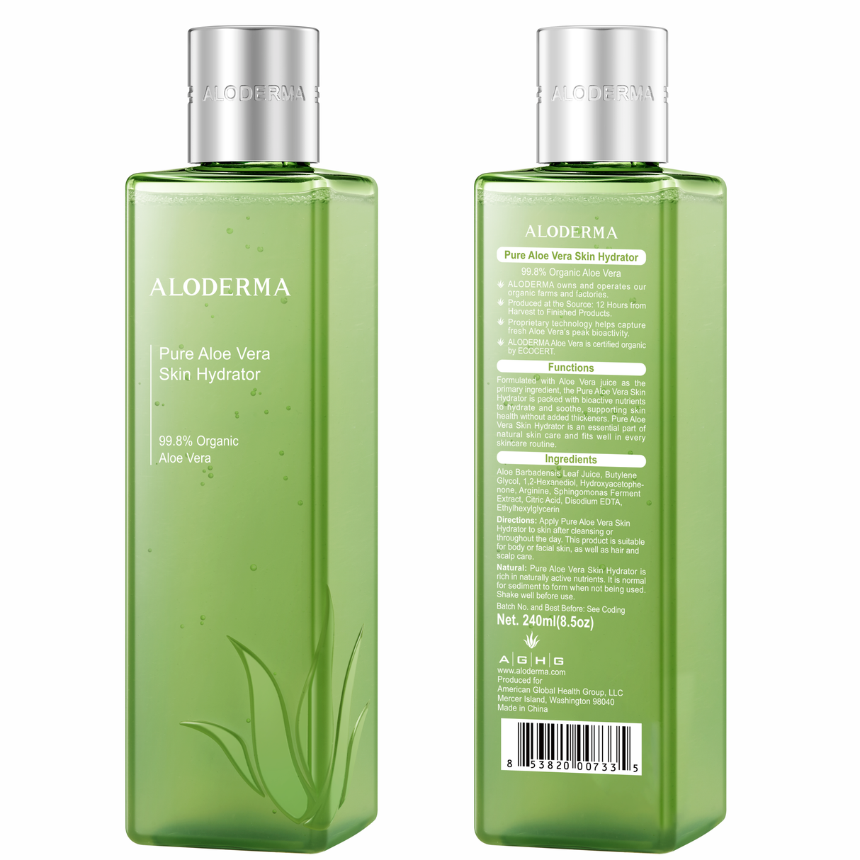 ALODERMA Aloe Vera Skin Hydrator by AloeCure