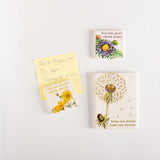 I Think of You Every Daisy Magnet Set | 3 Magnets on a Metal Gift Backing by The Bullish Store