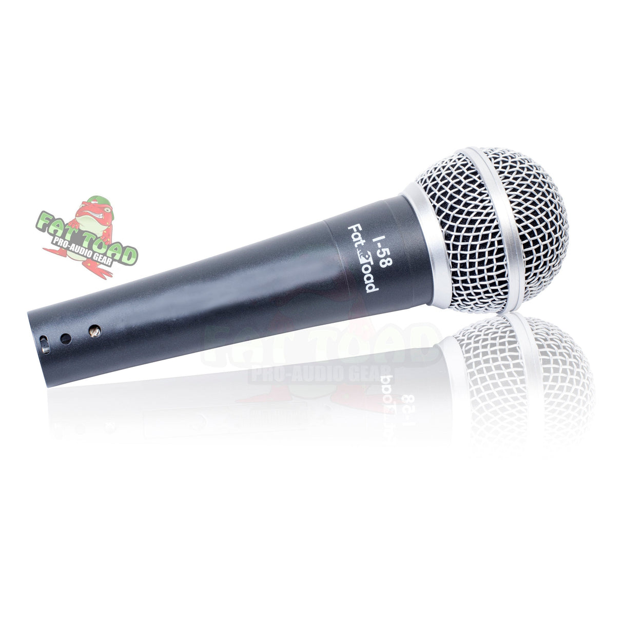 Dynamic Vocal Microphones with Clips (2 Pack) FAT TOAD - Cardioid Handheld, Unidirectional Mic - Singing Wired Microphone for Music Stage Instrument by GeekStands.com