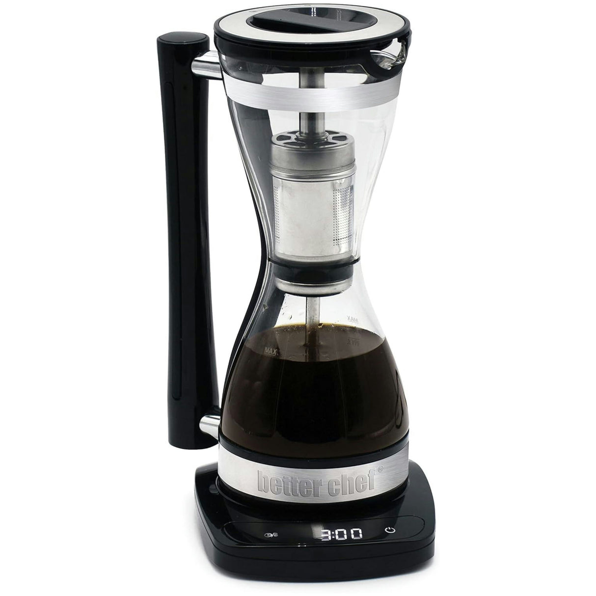 Better Chef Syphon Percolator Style Personal Coffee Brewing System - Black