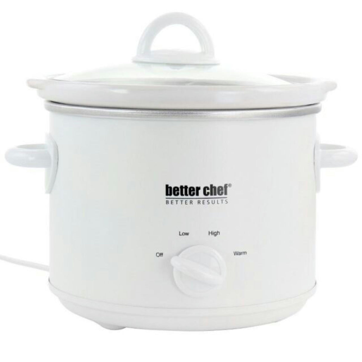 Better Chef 3-Quart Round Slow Cooker - White - 3 quart