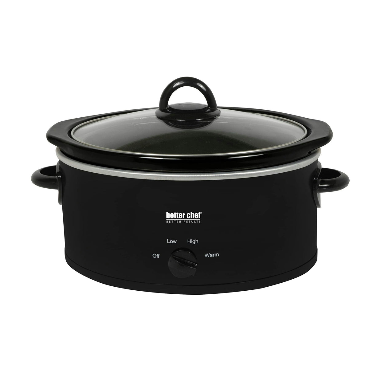 Better Chef 3-Quart Round Slow Cooker - Black - 3 quart