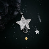 CLEARANCE Star Shaped Pendant Necklace with Authentic Meteorite by Yugen Handmade