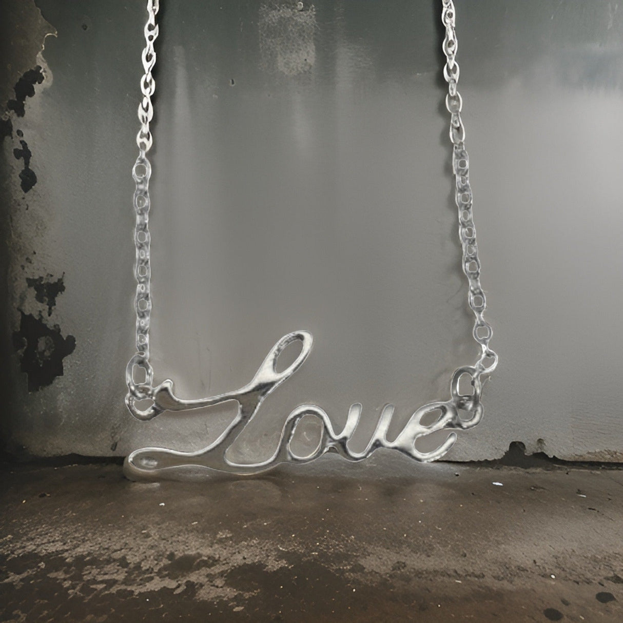 Love Script Necklace by The Urban Charm