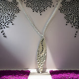 Silver Navette Sun Rays Silver Necklace by The Urban Charm