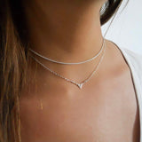 Solid Sterling Silver Rope Chain Choker Necklace - 3 Length Options by Donatello Gian