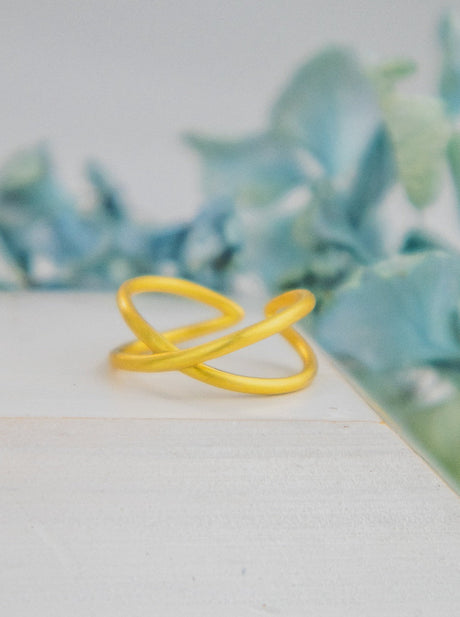 Mia Leaf Ring by Ash & Rose