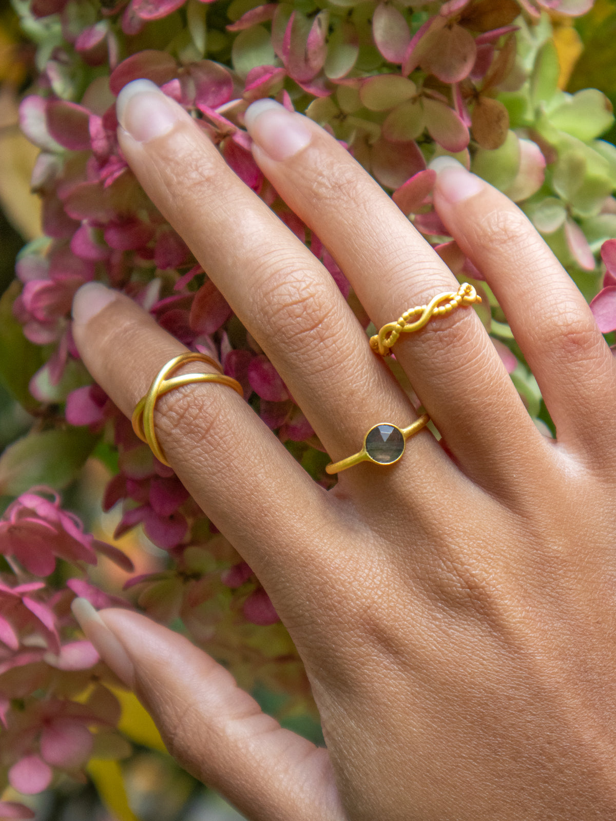 Entwined Rope Ring by Ash & Rose