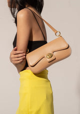 Jacqueline Leather Bag, Apricot by Bob Oré