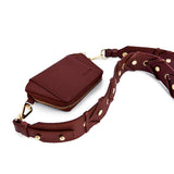 Celeste Wallet Triad in Wine by Naissant NYC