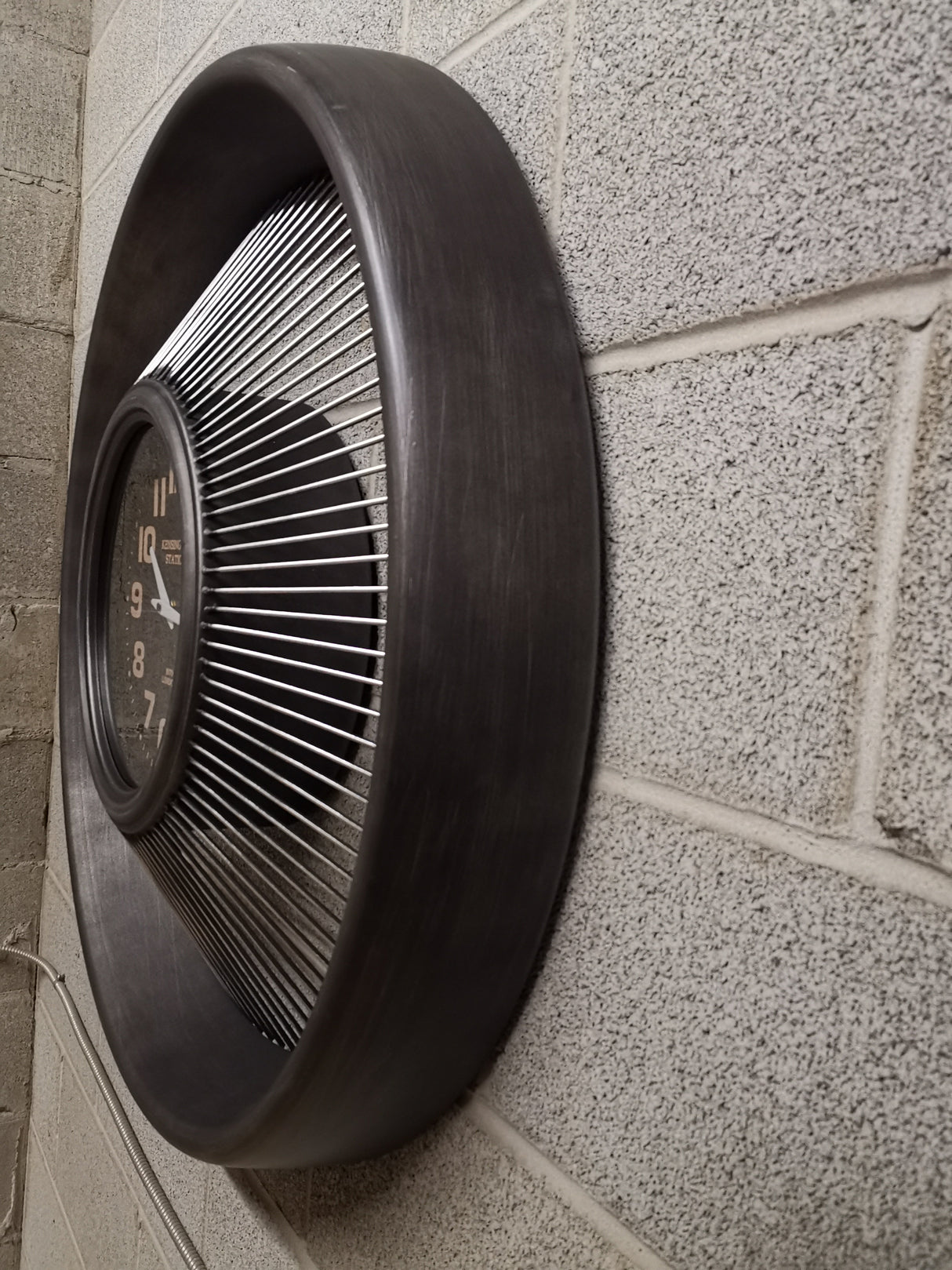 Wall clock - Jet Engine Wall Clock by Peterson Housewares & Artwares