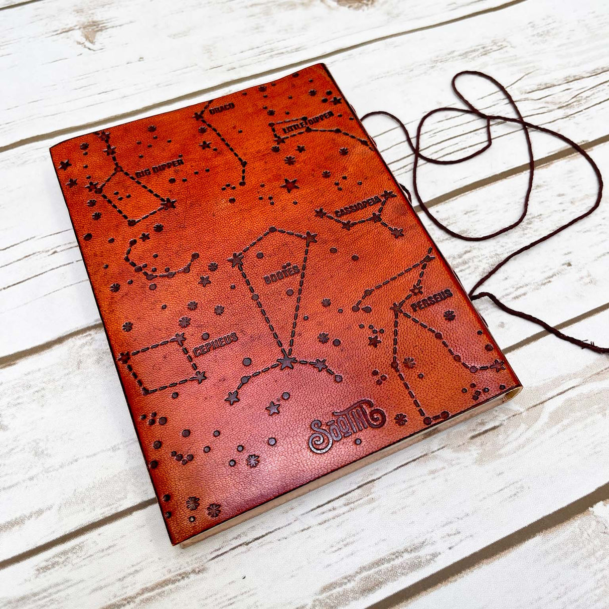 New Born Baby Quote Leather Journal - 7x5 by Soothi