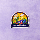 Emojibator Sunset Vibes Sticker by Emojibator